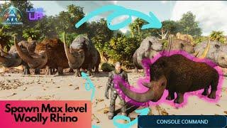 Tamed Woolly Rhino Spawn Command | Ark Survival Ascended