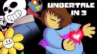 Undertale Complete Storyline Animated in 3 minutes! (Undertale Animation)