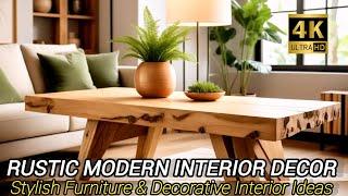 Rustic-Modern Interior Design Hacks: Transform Your Space with Stylish Furniture