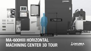 MA-600HIII Horizontal Machining Center 3D Tour