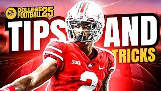 20 Tips And Tricks You NEED To Know In College Football 25!