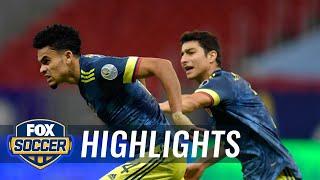 Diaz's late-game heroics lift Colombia over Peru, 3-2 | 2021 Copa America Highlights | FOX SOCCER