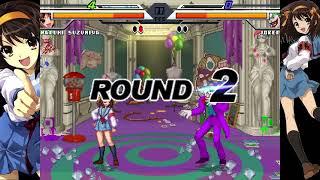 NICK54222 MUGEN: Haruhi Suzumiya (me) VS Joker (varo_hades)