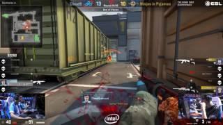 CS:GO - Shroud 1 vs 3 Clutch vs NIP @ ESL One Cologne 2017