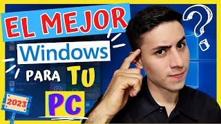 Que WINDOWS es MEJOR y mas RAPIDO para mi PC,  mas Ligero | 2023 |(Cual es el Mejor para mi PC) 