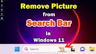 How to Remove Picture from Search Bar in Windows 11