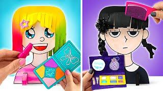 ️ Rainbow vs. Black Playbook School Adventure | FUN & EASY DIY by Slick Slime Sam's Maker World