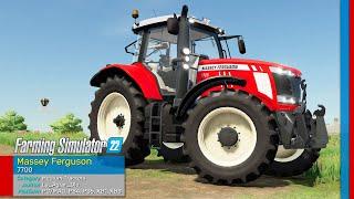 Massey Ferguson 7700 - Farming Simulator 22 FS22 Mods Review 2K