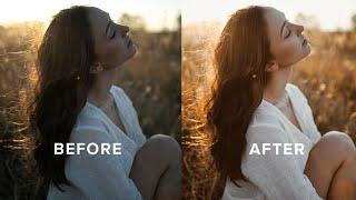 How to Edit Soft BROWN TONES for Portrait Photography in Luminar AI