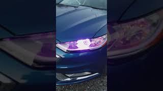 2017 Ford Fusion with sequential turn signals.