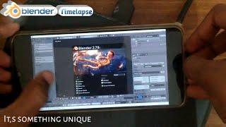 BLENDER timelapse but its something unique| blender on Android | SKS Media Arts