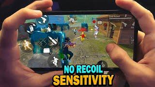 Best No Recoil Sensitivity Setting In Free Fire ️ | 200 Sensitivity️default dpi !!!