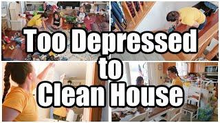 REAL LIFE MESSY HOUSE CLEANING FOR MOMS TOO DEPRESSED TO CLEAN HOUSE/  MESSY TO MINIMAL MAMA