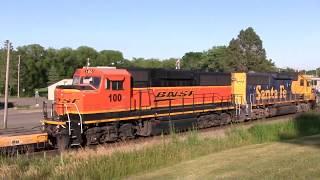 BN Green, Santa Fe Blue and Camp Ripley Movements on the BNSF Staples Sub