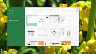 Lesson 1   Excel 2013 Free Templates