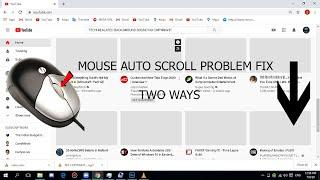 LAPTOP/PC AUTO SCROLL DOWN FIX | 100% WORKING