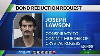 Joseph Lawson requests bond reduction