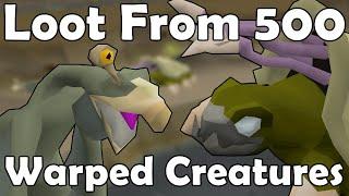 Warped Creature Slayer Guide + Loot From 500 Kills (Best Cannon Spots)