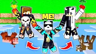 Minecraft But Gravity is Upside Down !!!