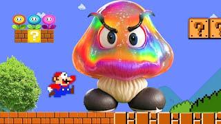 Super Mario Bros. But Everything Mario Touches Becomes JELLY REALISTIC | ADN MARIO GAME