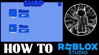 How to Make a Tool Shop in Roblox Studio | Beginner Tutorial