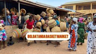 Bolgatanga hand made baskets market #bolgahandmadebaskets #Bolgabasketmarket