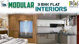 Modular Interiors II 3 BHK Flat II Prestige Tranquil