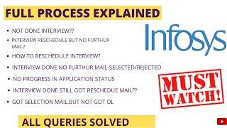 Infosys all doubts solved| Reschedule interview| How to get offer letter mail| Clarify all doubts