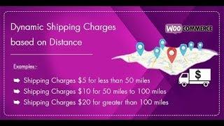 Dynamic Shipping Charges Based on Distance