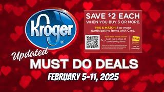 *FREEBIES + RUN DEALS* Kroger UPDATED Must Do Deals for 2/5-2/11 | FREE Tea, FREE Appetizer, & MORE