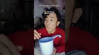 SANTRI MAKAN DI GAYUNG BIKIN NGAKAK #santri #santrilucu #santrikocak