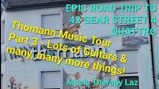 EPIC ROAD TRIP to 42 GEAR STREET 4 "QUATTRO" - Thomann Music Tour Part 3