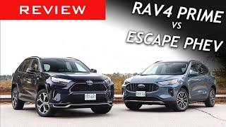 Comparison: 2024 Toyota Rav4 Prime vs 2024 Ford Escape PHEV