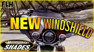 NEW MEMPHIS SHADES WINDSHIELD 5inch | FLH HARLEY