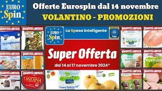 volantino EUROSPIN super offerta dal 14 novembre 2024  #anteprima  Offerte e promozioni