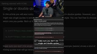 Should You Use Single Or Double Quotes In HTML?