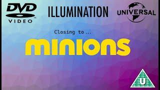 Closing to Minions 2015 UK DVD