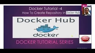 Docker Tutorial  4 - How To Create Repository In Docker Hub