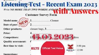 IELTS Listening Actual Test 2023 with Answers | 15.05.2023