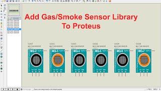 Add Gas / Smoke Sensor Library to Proteus