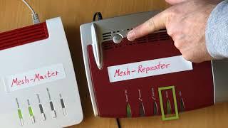 Mesh: FRITZ!Box als Repeater an FRITZ!Box per WLAN anschließen