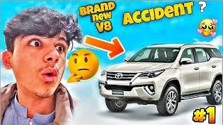 Brand New V8 Aciident | 5000$ Waste|Ameer Hamza Vlogs|