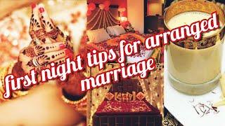 first night tips for arranged marriage | first night tips for brides | first night arrange marriage