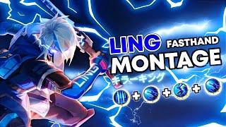 LING MONTAGE FASTHAND ( totally insaaane!! ) CRAZY COMBO LING Top Global Mobile Legends