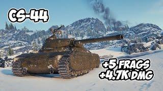 CS-44 - 5 Frags 4.7K Damage - The road is upstairs! - World Of Tanks