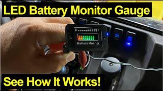 Battery Voltage Meter - Great for Anything on Battery Power!