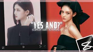 "YES AND?" tiktok trend edit capcut editing tutorial
