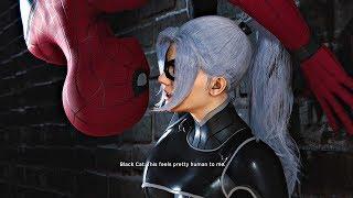 Spider-Man PS4 - All Black Cat Cutscenes (Spiderman Black Cat All Scenes) PS4 Pro