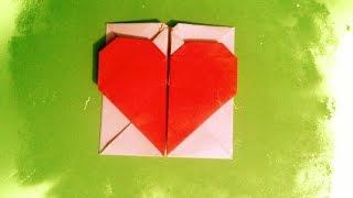 Valentine's Day ideas: Origami Heart with Secret Message