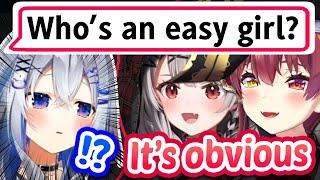 Marine & Chloe Casually Expose Kanata's Naive Heart 【ENG Sub Hololive】